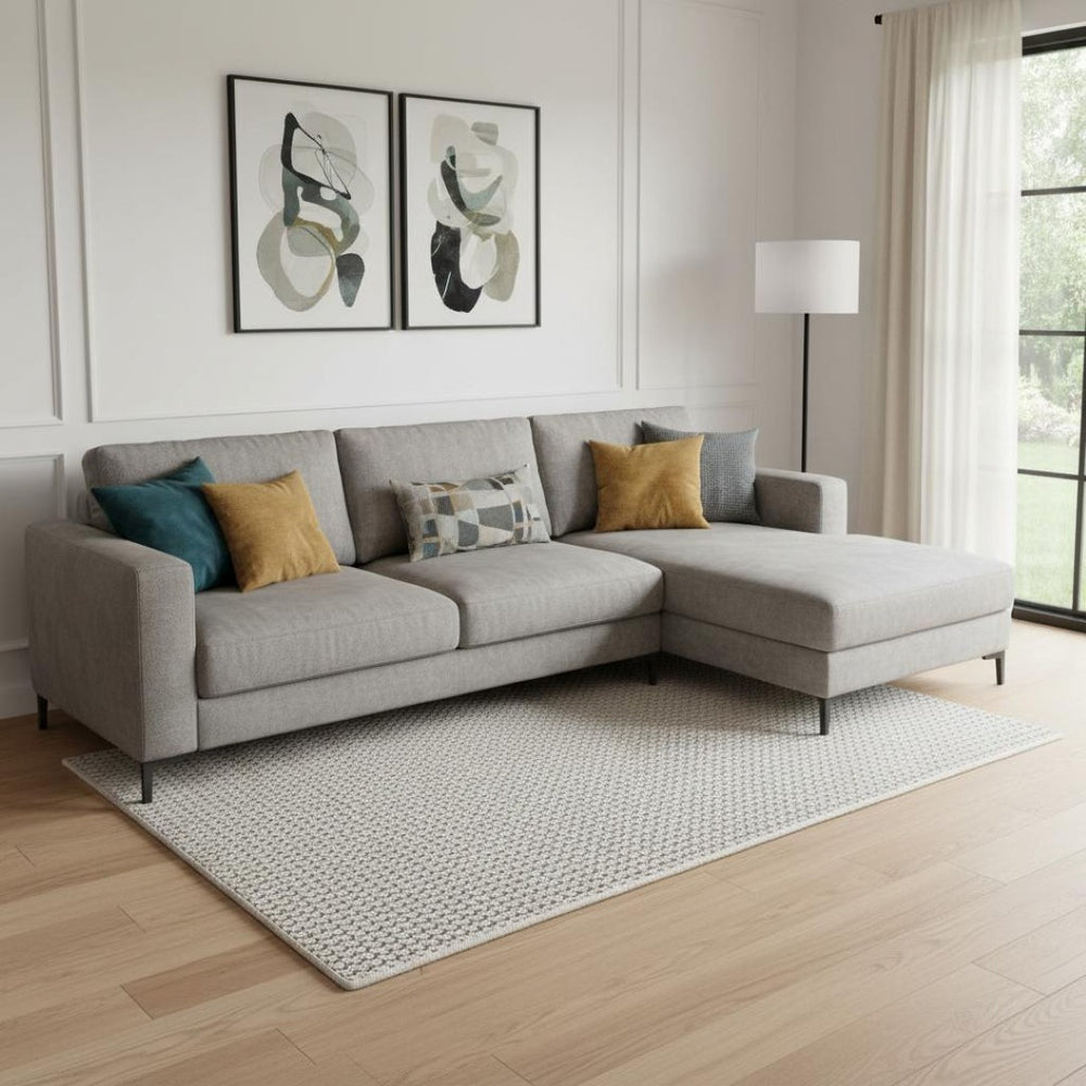 HomeRoots 8' X 10' Denim Blue Area Rug with Elegant Fringe - Durable, Soft, and Easy Care for Any Space! 686620