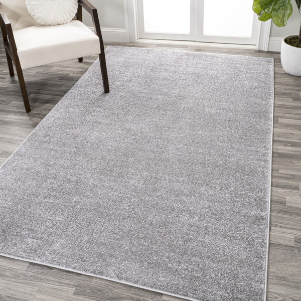 HomeRoots 9' X 12' Gray Area Rug - Contemporary Design, Durable, Low-Maintenance, Ideal for Large Spaces 686637