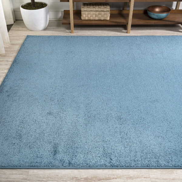 HomeRoots 9' Turquoise Area Rug - Vibrant, Stain-Resistant, Contemporary Design for Living Spaces & Decor 686643