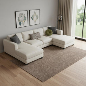 HomeRoots 9' X 12' Brown Area Rug - Durable, Stylish, and Low-Maintenance for Modern Living Spaces and Decor 686645