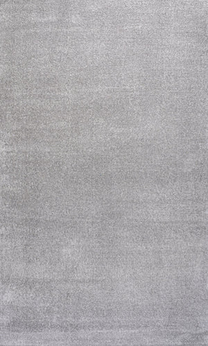HomeRoots 9' X 12' Light Gray Area Rug - Modern Design for Cozy Living Spaces, Noise Reduction & Easy Care 686646