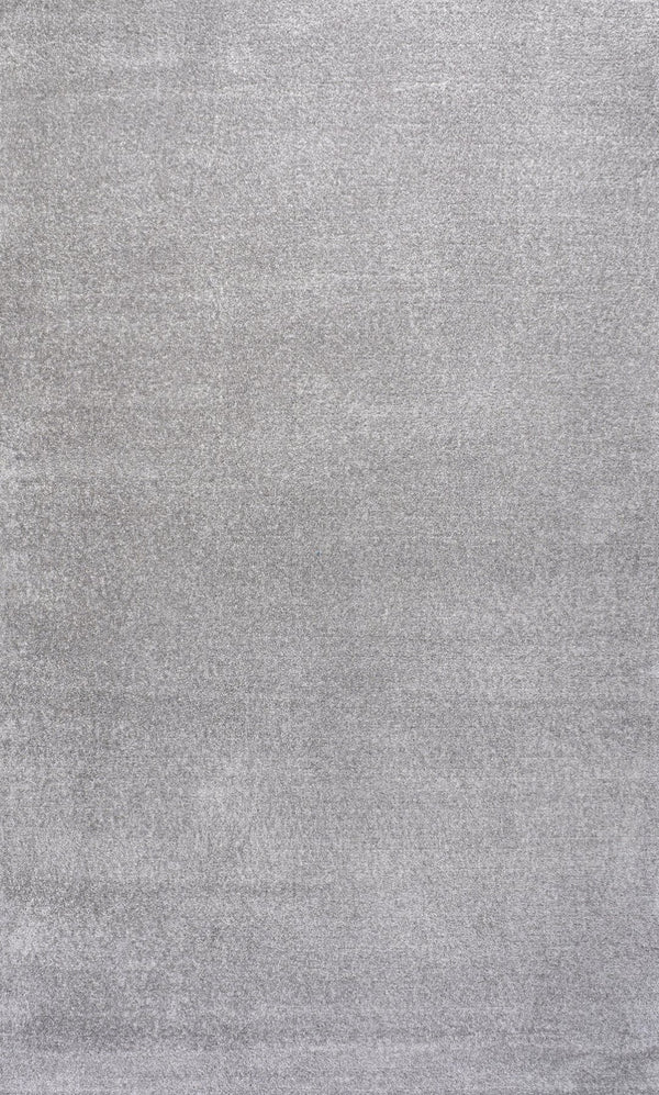 HomeRoots 9' X 12' Light Gray Area Rug - Modern Design for Cozy Living Spaces, Noise Reduction & Easy Care 686646