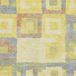 HomeRoots 8' X 10' Vibrant Geometric Washable Area Rug – Stain Resistant, UV Protected, Perfect for Active Homes 686709
