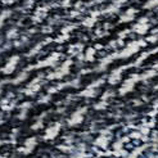 HomeRoots 8' X 10' Elegant Blue & Charcoal Damask Area Rug - Washable, UV Protected, Perfect for High-Traffic Areas 686739