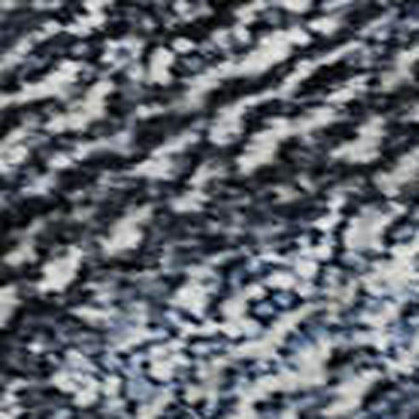 HomeRoots 9' X 12' Washable Blue & Charcoal Damask Area Rug – Stain Resistant, UV Protected, Perfect for Homes 686740