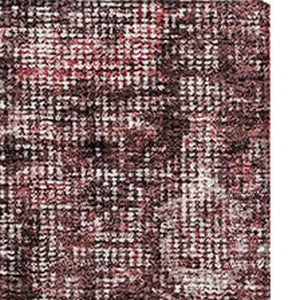 HomeRoots 9' X 12' Pink And Mauve Damask Rug - Elegant, Washable, UV-Protected, Perfect for Homes with Kids & Pets! 686752
