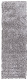 Feizy Rugs Darian Plush High Pile Polyester Shag Rug - Cozy, Modern Design For Effortless Home Elegance Silver,Gray Polyester Drn39k0flgy000i68