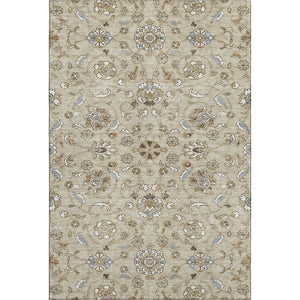 HomeRoots 8' X 10' Moroccan-Inspired Washable Area Rug in Beige, Gray, Ivory - UV Protected & Stain Resistant 686793