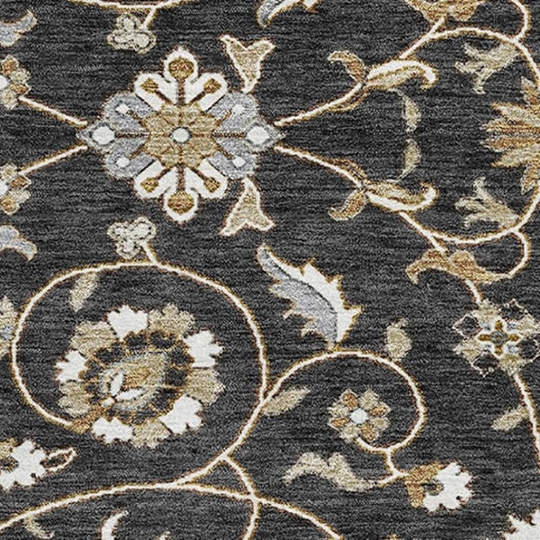 HomeRoots 5' X 8' Moroccan-Inspired Washable Area Rug with UV Protection, Stain Resistance & Soft Touch 686797