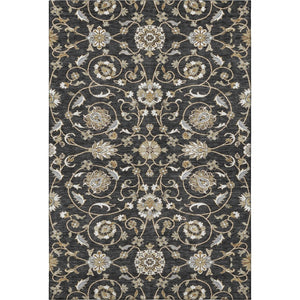 HomeRoots 10' Moroccan Washable Area Rug in Black, Ivory & Gray - UV Protected, Durable & Stylish Design 686801
