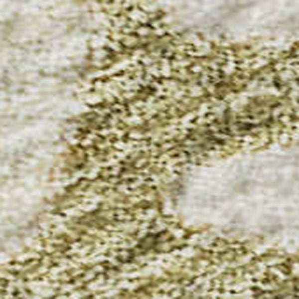 HomeRoots 10' Ivory Beige & Copper Floral Medallion Washable Area Rug – Durable, Stain-Resistant, UV Protected 686867