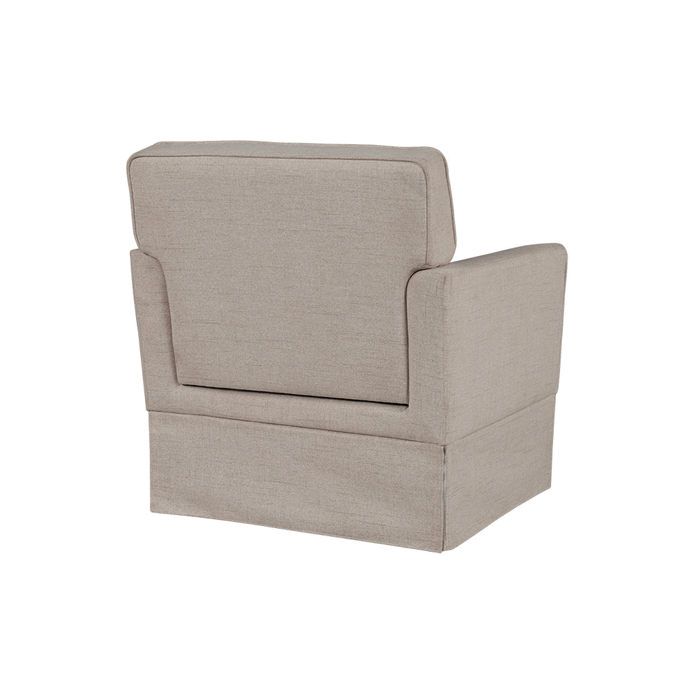JLA Home 510 Design - Accent Slipcover-Inspired Armchair with Piped Detailing, Skirted Base, Durable Frame & Removable Cushion 5DS100-0041