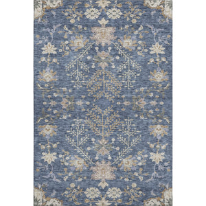 HomeRoots 10' X 14' Floral Washable Area Rug with UV Protection – Durable, Stain-Resistant, Ideal for Family Spaces 687035