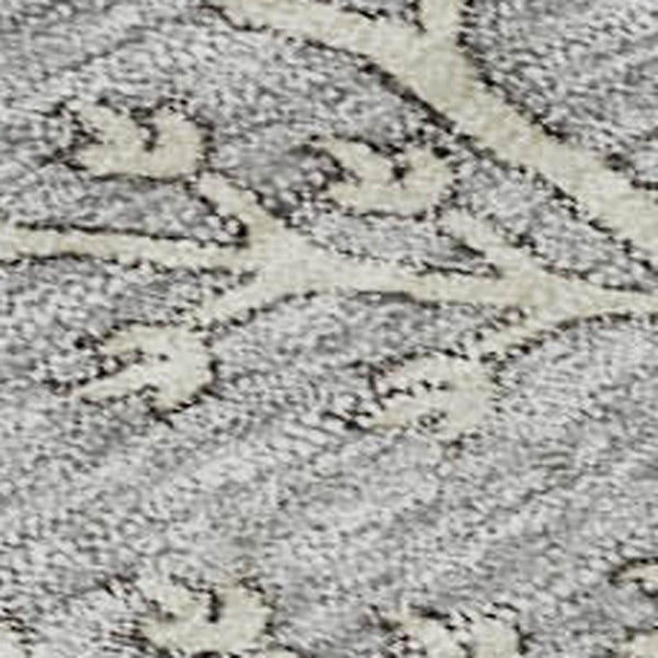 HomeRoots 10' X 14' Gray Ivory Gold Floral Area Rug - Washable, UV Protected, Kid & Pet Friendly Design! 687059