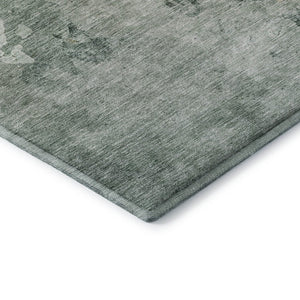 HomeRoots 9' X 12' Aqua & Wheat Abstract Area Rug - Washable, UV-Protected, Stylish & Durable for Every Space 687076