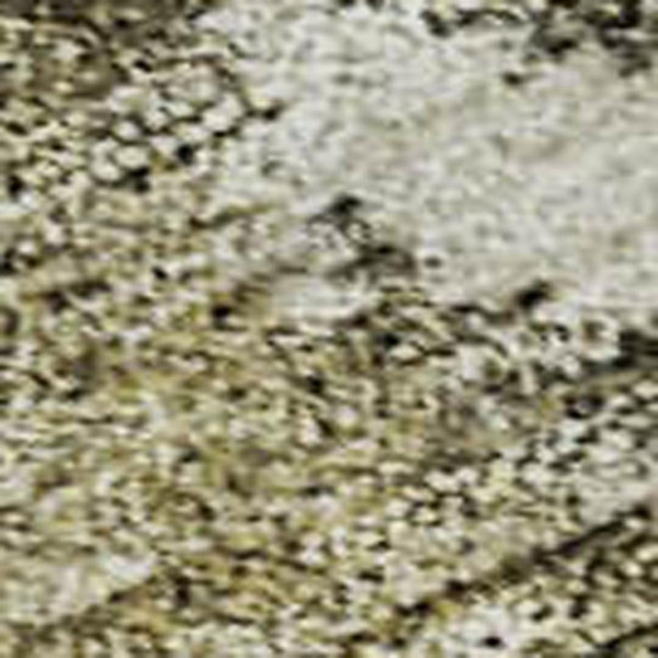 HomeRoots 5' X 8' Abstract Washable Area Rug in Wheat, Ivory & Taupe - UV Protected, Soft & Stain-Resistant 687085