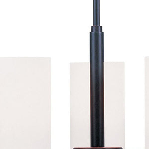 HomeRoots Three Light Dimmable Chandelier - Modern Steel Shades for Adjustable Ambiance in Any Room 687113