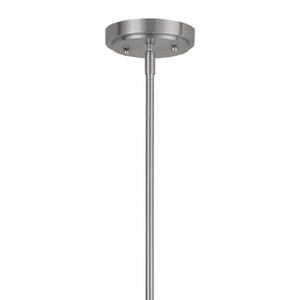 HomeRoots Nickel Three-Light Dimmable Chandelier with White Shades – Modern Metal Design for Elegant Illumination 687114