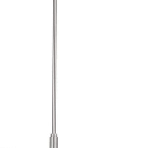 HomeRoots Five Light Dimmable Chandelier: Modern Steel Shades for Stylish Ambiance in Any Room 687115