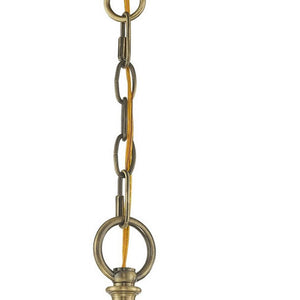 HomeRoots Three Light Dimmable Chandelier with Modern Cylindrical Shades for Stylish Home Illumination 687150