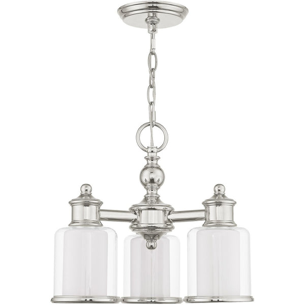HomeRoots Nickel Elegant Three-Light Dimmable Chandelier with Opal Shades - Perfect for Modern Spaces! 687151