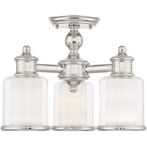 HomeRoots Nickel Elegant Three-Light Dimmable Chandelier with Opal Shades - Perfect for Modern Spaces! 687151