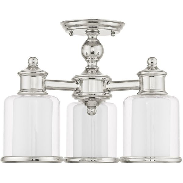 HomeRoots Nickel Elegant Three-Light Dimmable Chandelier with Opal Shades - Perfect for Modern Spaces! 687151