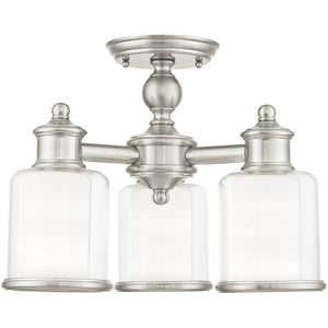 HomeRoots Three Modern Dimmable Chandelier with Sleek Cylindrical Shades for Versatile Home Illumination 687152