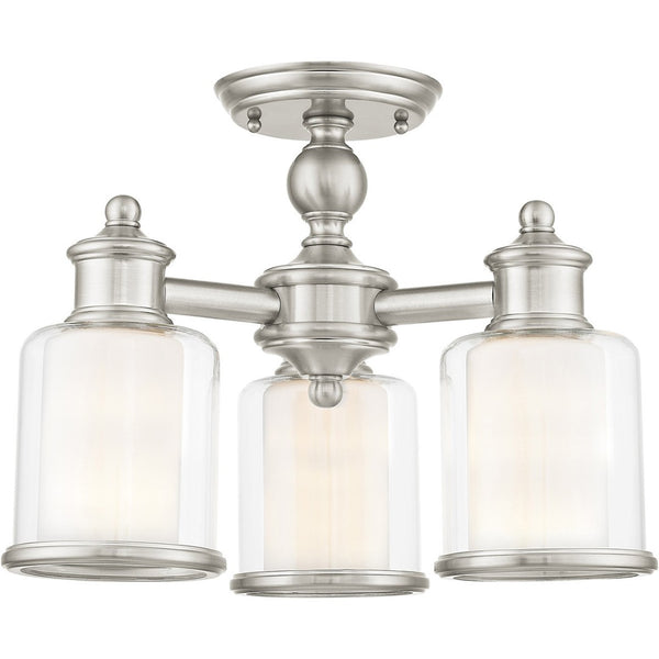 HomeRoots Three Modern Dimmable Chandelier with Sleek Cylindrical Shades for Versatile Home Illumination 687152