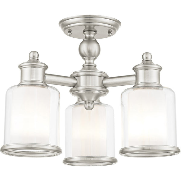 HomeRoots Three Modern Dimmable Chandelier with Sleek Cylindrical Shades for Versatile Home Illumination 687152