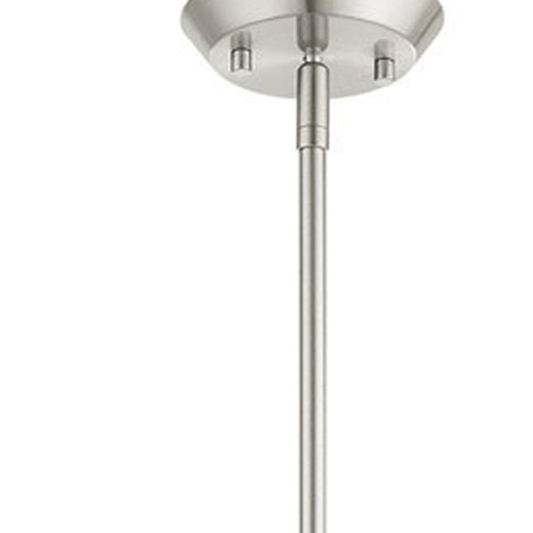 HomeRoots Four Light Dimmable Chandelier - Elegant Modern Design with Durable Steel Shades for Stunning Ambiance 687172