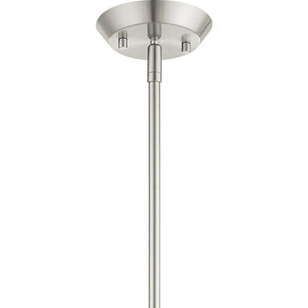 HomeRoots Four Light Dimmable Chandelier - Elegant Modern Design with Durable Steel Shades for Stunning Ambiance 687172