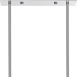HomeRoots Five Light Dimmable Chandelier - Sleek Cylinder Design for Modern Interiors & Flexible Lighting Control 687174