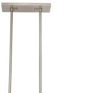 HomeRoots Four Light Dimmable Chandelier - Modern Cylindrical Shades for Stylish Ambiance in Any Space 687181