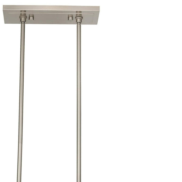 HomeRoots Four Light Dimmable Chandelier - Modern Cylindrical Shades for Stylish Ambiance in Any Space 687181