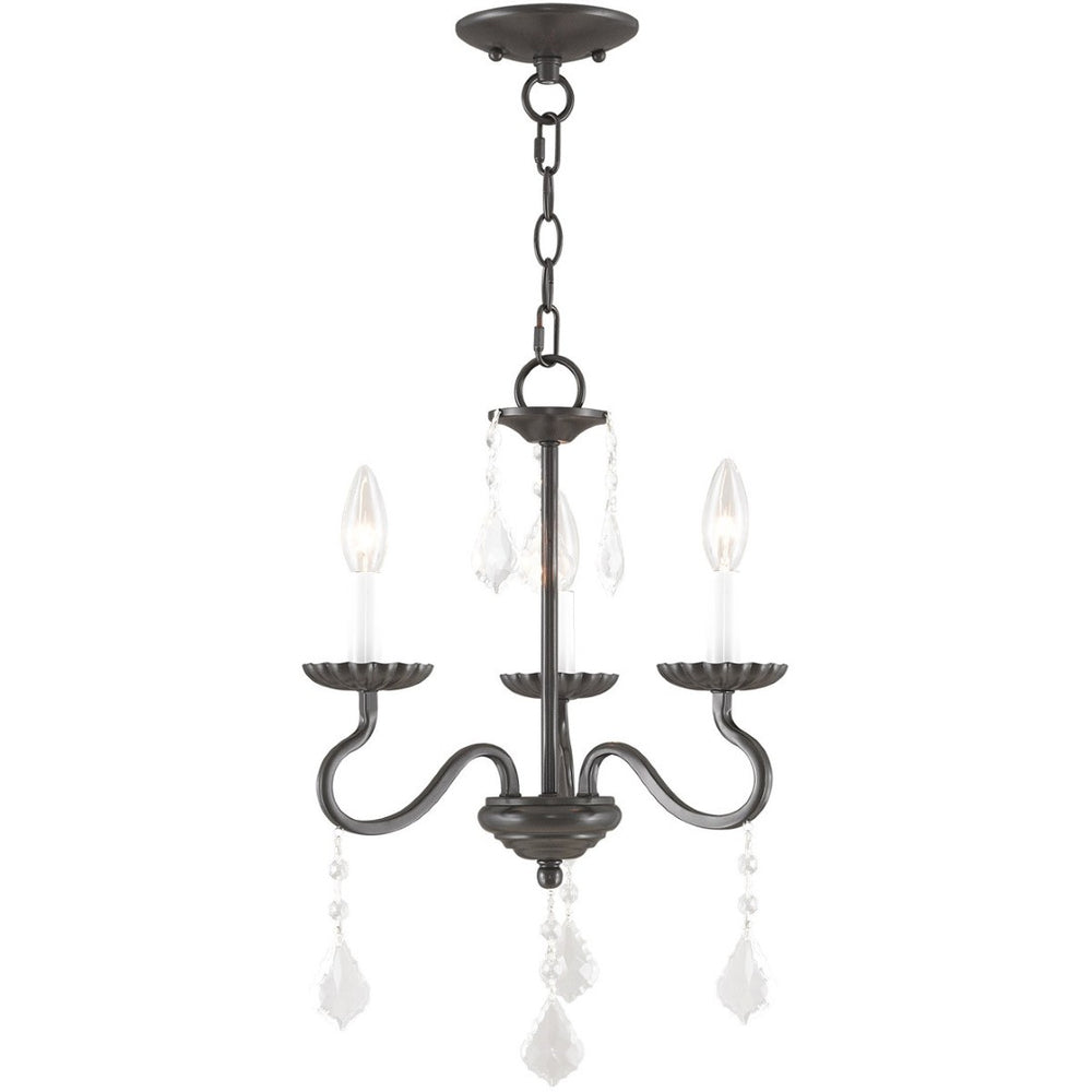 HomeRoots Three Light Dimmable Chandelier – Modern Cylinder Shades, Steel Frame, Ideal for Stylish Spaces 687187