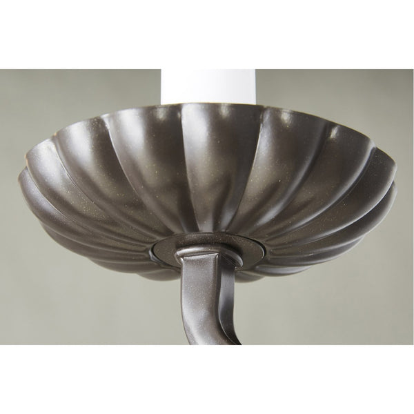 HomeRoots Three Light Dimmable Chandelier – Modern Cylinder Shades, Steel Frame, Ideal for Stylish Spaces 687187