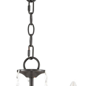 HomeRoots Three Light Dimmable Chandelier – Modern Cylinder Shades, Steel Frame, Ideal for Stylish Spaces 687187