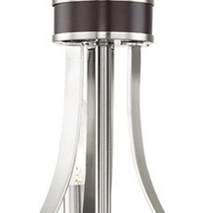 HomeRoots Three Light Dimmable Chandelier - Elegant Cylindrical Design for Modern Spaces with Adjustable Brightness 687190