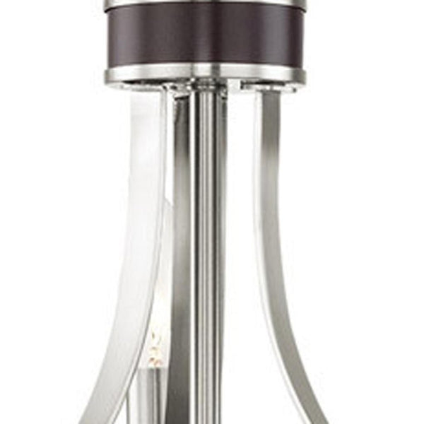 HomeRoots Three Light Dimmable Chandelier - Elegant Cylindrical Design for Modern Spaces with Adjustable Brightness 687190