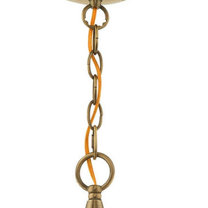 HomeRoots Three Light Dimmable Chandelier with Cylinder Shades for Modern Dining Rooms and Living Spaces 687194