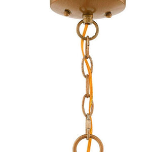 HomeRoots Three Light Dimmable Chandelier with Sleek Shades - Stylish Adjustable Lighting for Any Space 687196