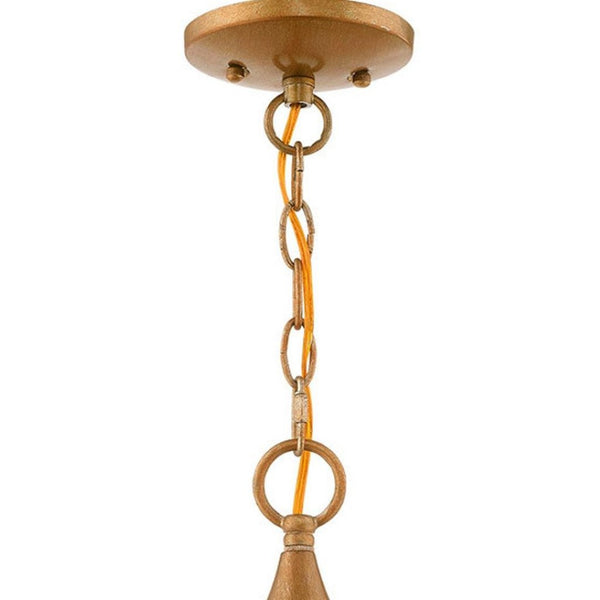 HomeRoots Three Light Dimmable Chandelier with Sleek Shades - Stylish Adjustable Lighting for Any Space 687196