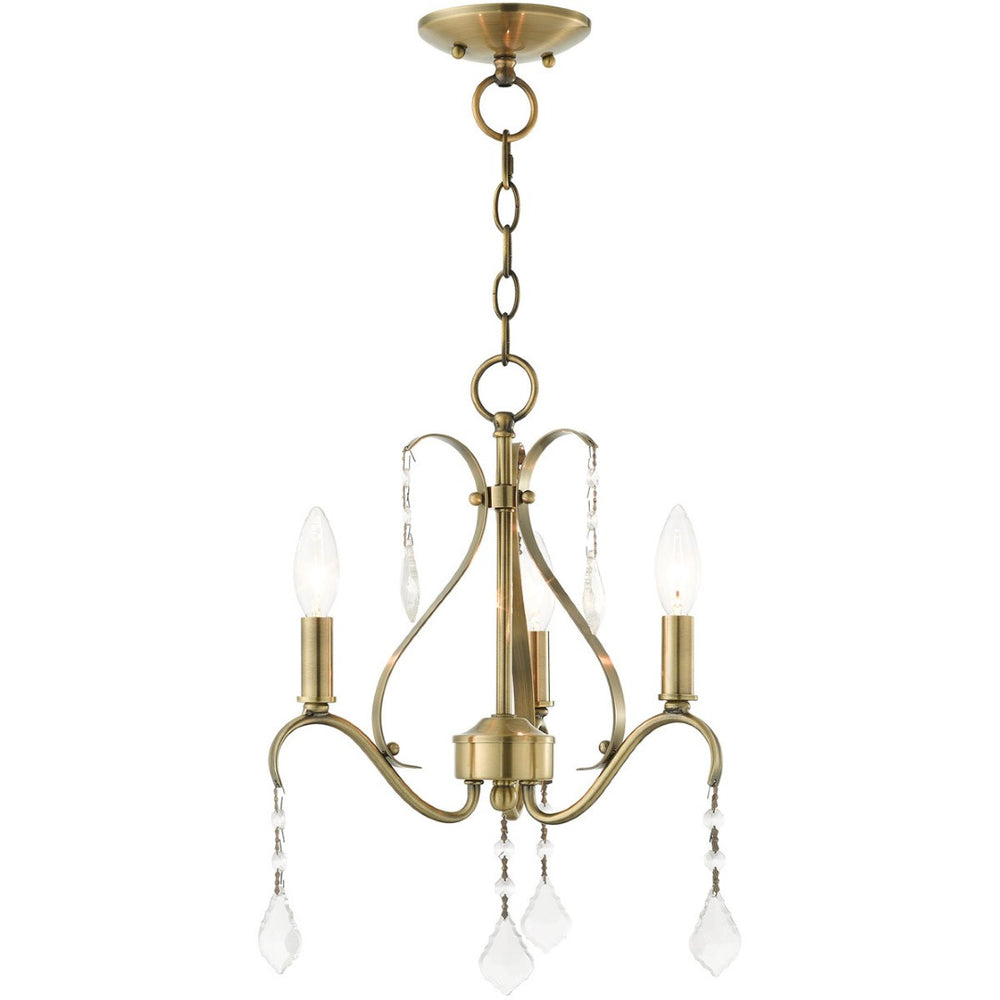 HomeRoots Three Light Dimmable Chandelier with Sleek Cylindrical Shades – Modern Steel Design for Any Space 687206
