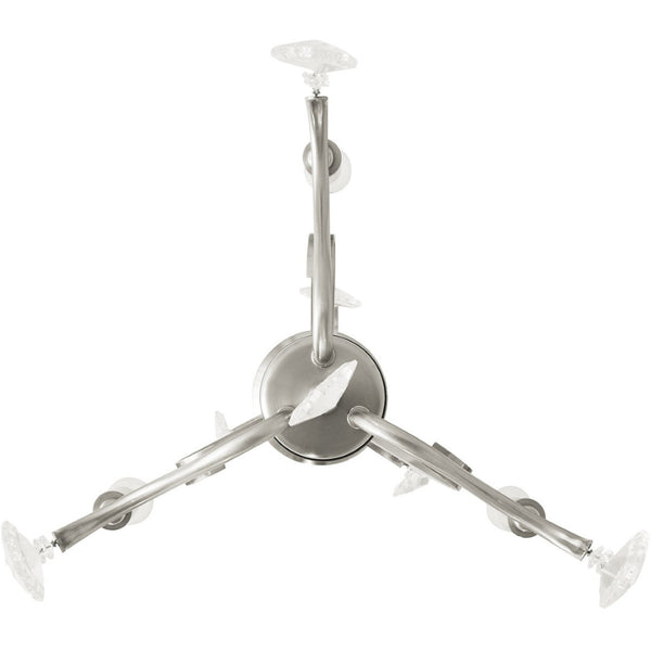 HomeRoots Three Light Dimmable Chandelier – Modern Cylinder Shades for Versatile Illumination in Any Space 687208