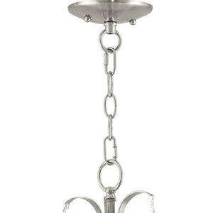HomeRoots Three Light Dimmable Chandelier – Modern Cylinder Shades for Versatile Illumination in Any Space 687208