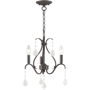 HomeRoots Three Light Dimmable Chandelier – Modern Steel Fixture with Cylinder Shades for Stylish Interiors 687209