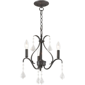HomeRoots Three Light Dimmable Chandelier – Modern Steel Fixture with Cylinder Shades for Stylish Interiors 687209