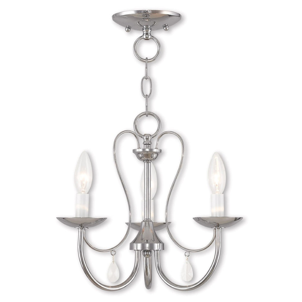 HomeRoots Three Light Dimmable Chandelier - Modern Cylinder Shades for Elegant Ambiance in Any Room 687214