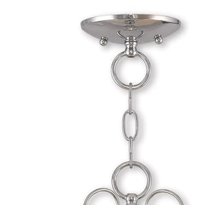 HomeRoots Three Light Dimmable Chandelier - Modern Cylinder Shades for Elegant Ambiance in Any Room 687214